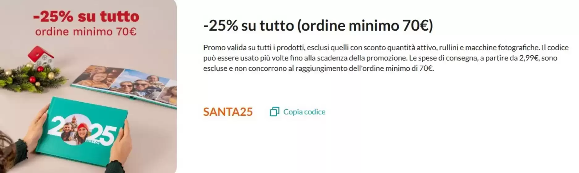 Volantino PhotoSì a Pisa | -25% su tutto | 2025-12-12T00:00:00.000Z - 2025-12-15T00:00:00.000Z