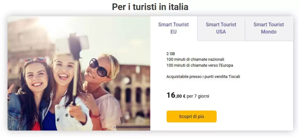 Volantino Tiscali Casa a Roma | Per i turisti in italia | 2025-12-12T00:00:00.000Z - 2025-12-19T00:00:00.000Z