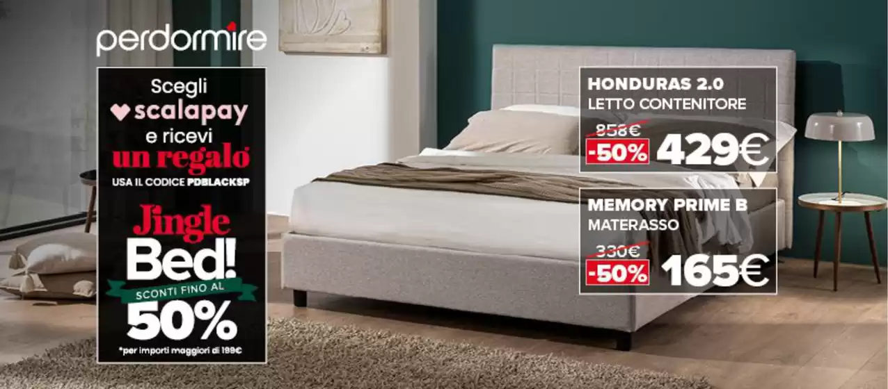 Volantino PerDormire | Jingle Bed | 2025-12-12T00:00:00.000Z - 2026-01-07T00:00:00.000Z