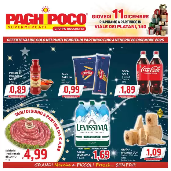 Volantino PaghiPoco | Grandi marche a piccoli prezzi sempre | 2025-12-12T00:00:00.000Z - 2025-12-26T00:00:00.000Z