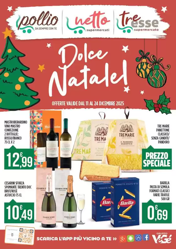 Volantino Supermercato Pollio | Dolce natale! | 2025-12-11T00:00:00.000Z - 2025-12-24T00:00:00.000Z