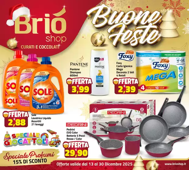 Volantino Briò Shop a Barcellona Pozzo di Gotto | Buone Feste | 2025-12-12T00:00:00.000Z - 2025-12-30T00:00:00.000Z