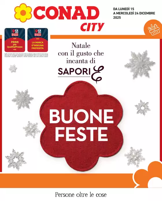 Volantino Conad City a Fabriano | Buone Feste | 2025-12-15T00:00:00.000Z - 2025-12-24T00:00:00.000Z