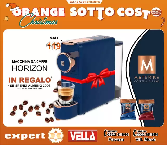 Volantino Vella Elettrodomestici a Torino | Orange sottocosto | 2025-12-12T00:00:00.000Z - 2025-12-21T00:00:00.000Z