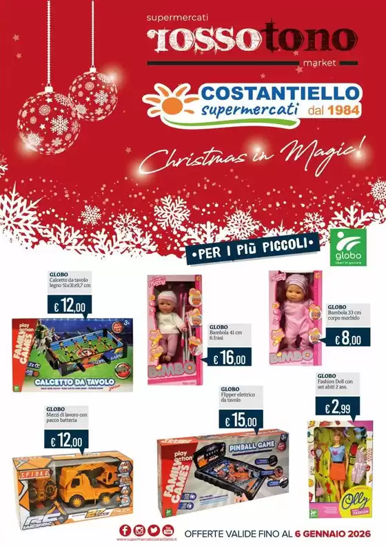 Volantino Costantiello supermercati | Per i piu piccoli | 2025-12-12T00:00:00.000Z - 2026-01-06T00:00:00.000Z