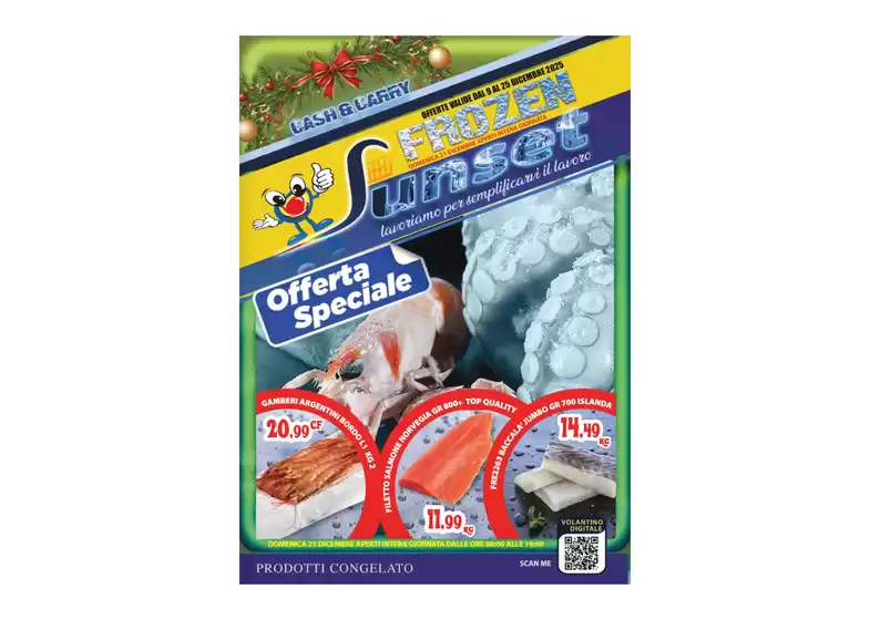 Volantino Sunset Cash&Carry a Porto Ercole | Offerta Speciale | 2025-12-12T00:00:00.000Z - 2025-12-25T00:00:00.000Z