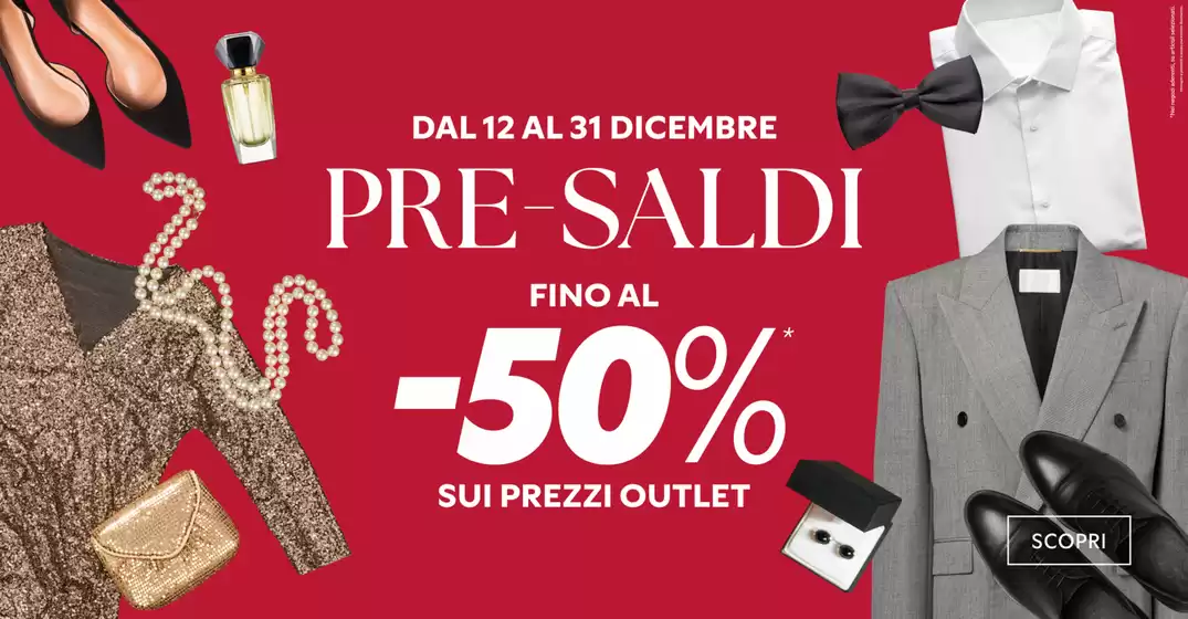 Volantino San Marino Outlet Experience | Fino al -50% sui prezzi outlet | 2025-12-12T00:00:00.000Z - 2025-12-31T00:00:00.000Z