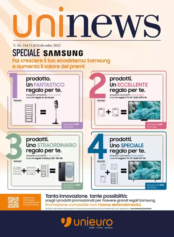 Volantino Unieuro a Trapani | Speciale Samsung da Unieuro! | 2025-12-15T00:00:00.000Z - 2025-12-24T00:00:00.000Z