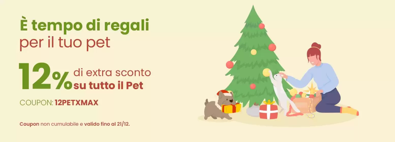 Volantino Amicafarmacia | E tempo di regali per il tuo pet | 2025-12-12T00:00:00.000Z - 2025-12-21T00:00:00.000Z