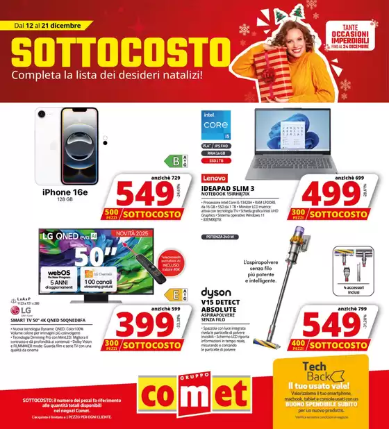 Volantino Comet a Montaldeo | SOTTOCOSTO da Comet! | 2025-12-12T00:00:00.000Z - 2025-12-21T00:00:00.000Z