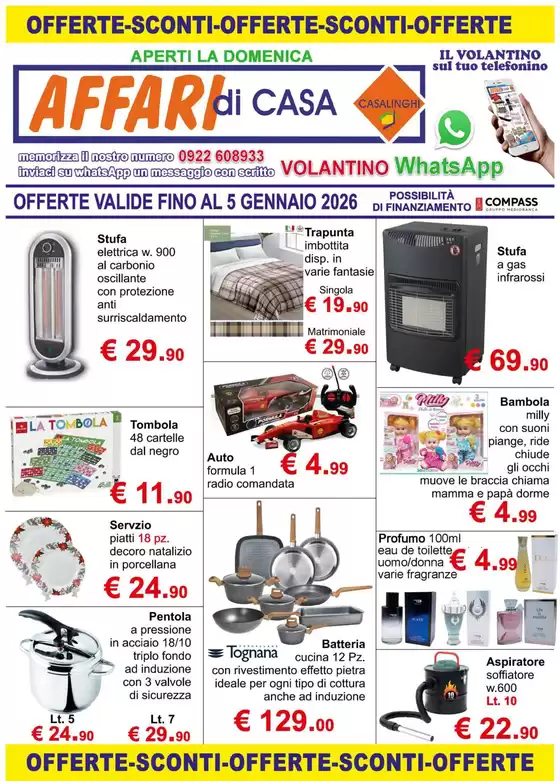 Volantino Affari di casa a Fiumicino | Affari di casa | 2025-12-13T00:00:00.000Z - 2025-12-13T00:00:00.000Z