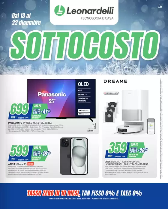 Volantino Leonardelli a Teramo | SOTTOCOSTO! | 2025-12-13T00:00:00.000Z - 2025-12-22T00:00:00.000Z