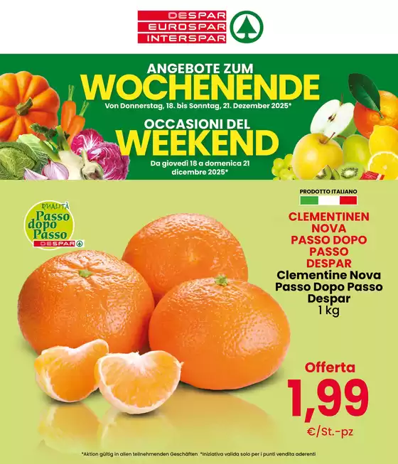 Volantino Interspar a Cesena | Occasioni del weekend | 2025-12-18T00:00:00.000Z - 2025-12-21T00:00:00.000Z