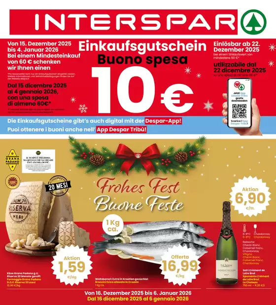 Volantino Interspar | Buone Feste | 2025-12-15T00:00:00.000Z - 2026-01-06T00:00:00.000Z