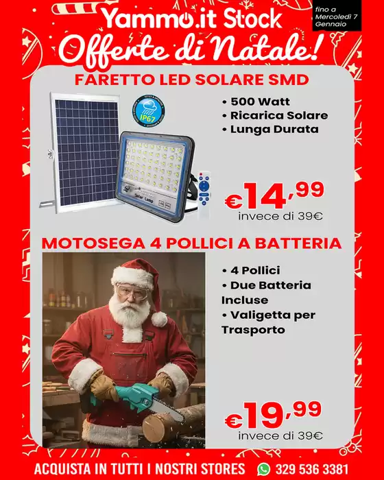 Volantino Yammo | Offerte di natale! | 2025-12-13T00:00:00.000Z - 2026-01-07T00:00:00.000Z