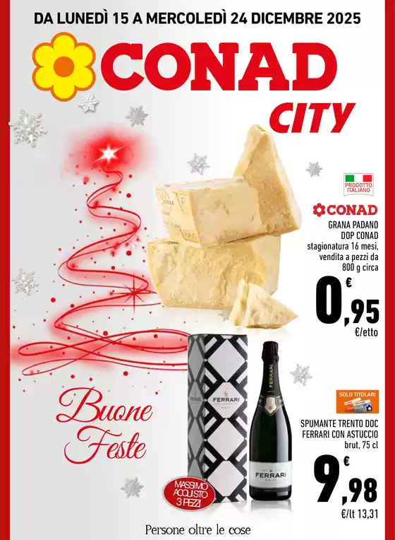 Volantino Conad City a Cesena | Buone feste | 2025-12-15T00:00:00.000Z - 2025-12-24T00:00:00.000Z