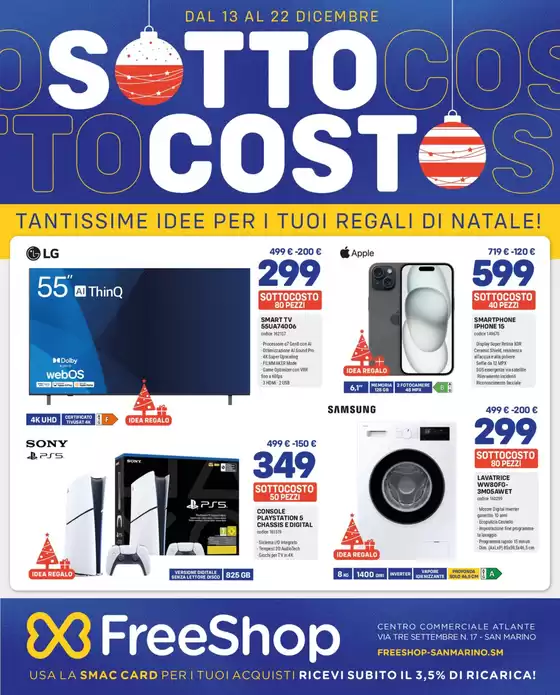 Volantino Freeshop a Brescia | Sotto costo | 2025-12-13T00:00:00.000Z - 2025-12-22T00:00:00.000Z