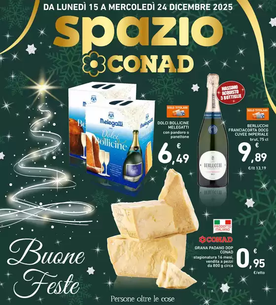 Volantino Spazio Conad a Carenno | BUONE FESTE! | 2025-12-15T00:00:00.000Z - 2025-12-24T00:00:00.000Z