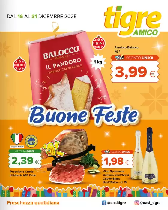 Volantino Tigre Amico a Vasto | Buone feste | 2025-12-16T00:00:00.000Z - 2025-12-31T00:00:00.000Z