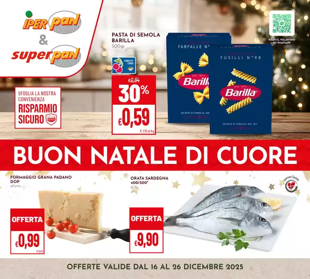 Volantino Iperpan a Vibo Valentia | Buon Natale di cuore | 2025-12-16T00:00:00.000Z - 2025-12-26T00:00:00.000Z