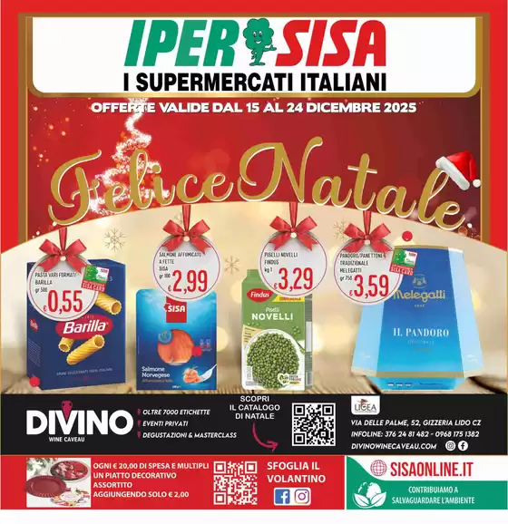 Volantino IperSisa a Vibo Valentia | Felice Natale | 2025-12-15T00:00:00.000Z - 2025-12-24T00:00:00.000Z