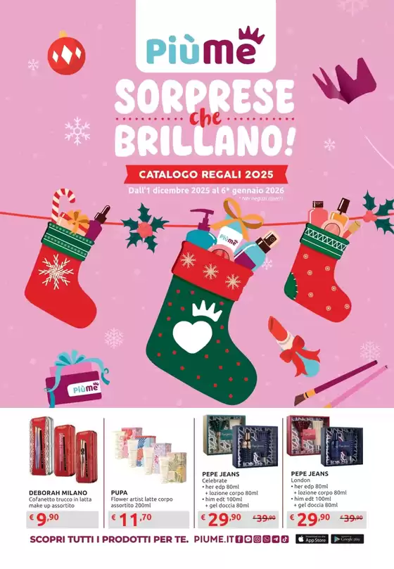 Volantino PiùMe a La Spezia | Sorprese che brillano! | 2025-12-01T00:00:00.000Z - 2026-01-06T00:00:00.000Z
