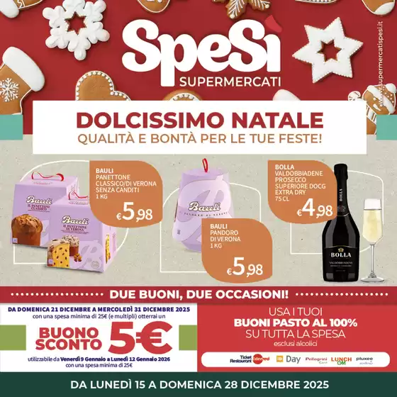 Volantino SpeSì | Dolcissimo natale | 2025-12-15T00:00:00.000Z - 2025-12-28T00:00:00.000Z