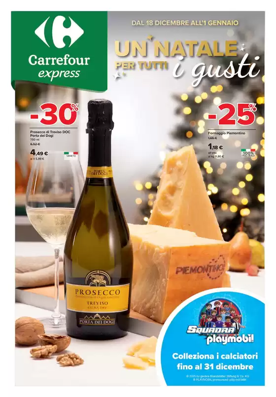 Volantino Carrefour Express a Castello di Cisterna | Un Natale per tutti i gusti | 2025-12-18T00:00:00.000Z - 2026-01-01T00:00:00.000Z