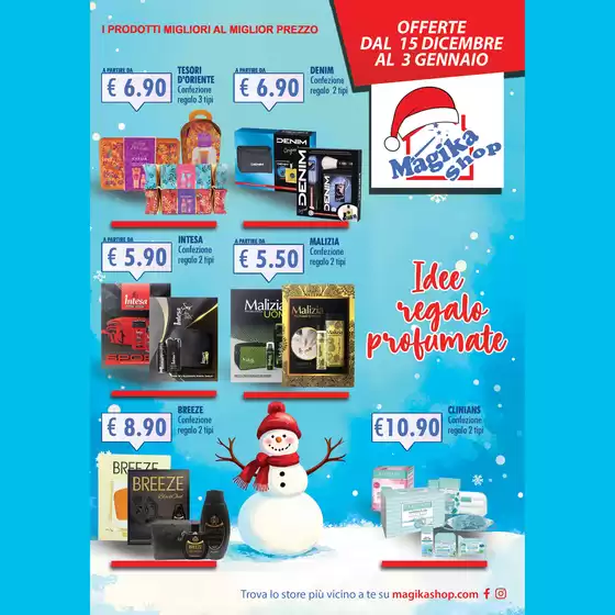 Volantino Magika Shop a Giugliano in Campania | Offerte dal 15 dicembre al 3 gennaio | 2025-12-15T00:00:00.000Z - 2026-01-03T00:00:00.000Z