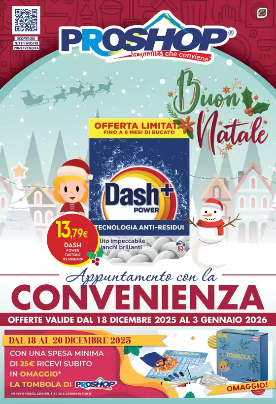 Volantino Proshop a Albisola Superiore | Buon Natale | 2025-12-18T00:00:00.000Z - 2026-01-03T00:00:00.000Z