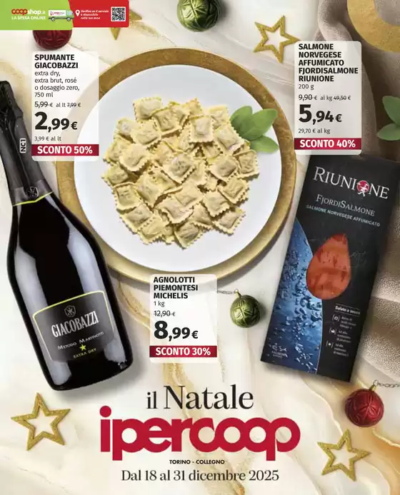 Volantino Ipercoop a Chieri | Il Natale | 2025-12-18T00:00:00.000Z - 2025-12-31T00:00:00.000Z