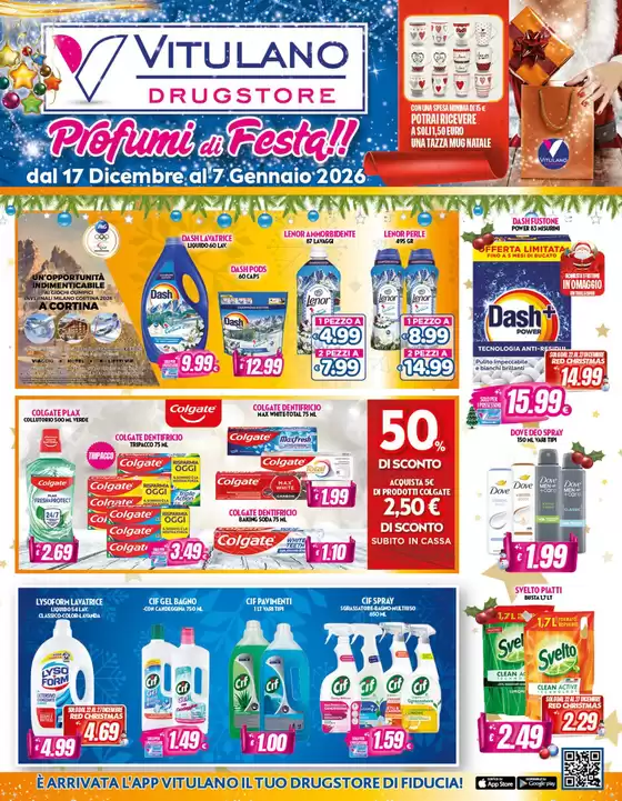 Volantino Vitulano Drugstore | Profumi di Festa! | 2025-12-17T00:00:00.000Z - 2026-01-07T00:00:00.000Z