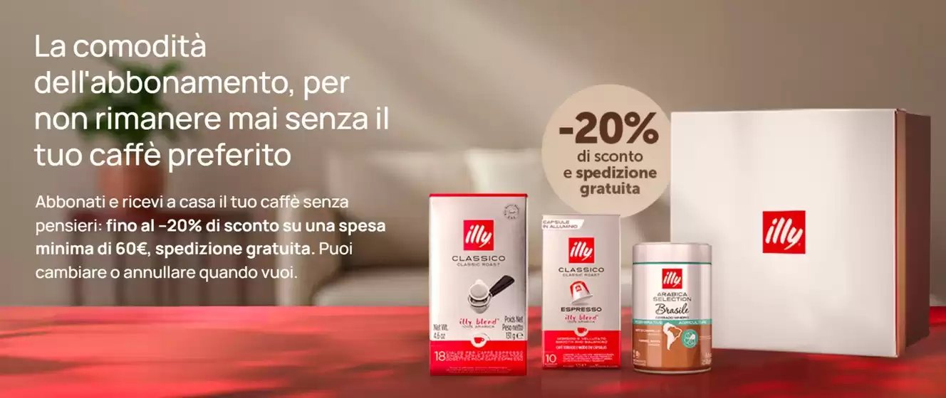 Volantino Illy a Concesio | La comodita dell'abbinamento | 2025-12-17T00:00:00.000Z - 2025-12-31T00:00:00.000Z