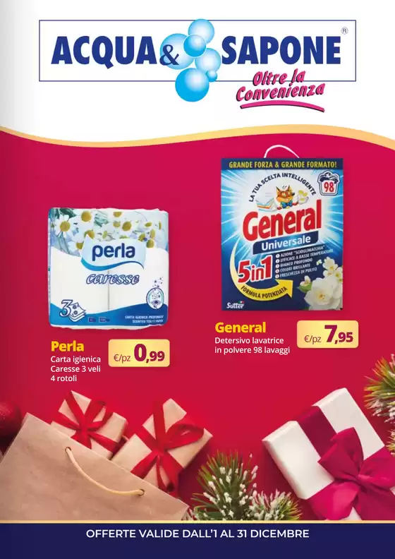 Volantino Acqua & Sapone | Offerte valide dall' 1 al 31 dicembre | 2025-12-01T00:00:00.000Z - 2025-12-31T00:00:00.000Z