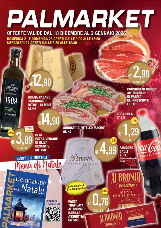 Volantino Palmarket | Offerte | 2025-12-18T00:00:00.000Z - 2026-01-02T00:00:00.000Z