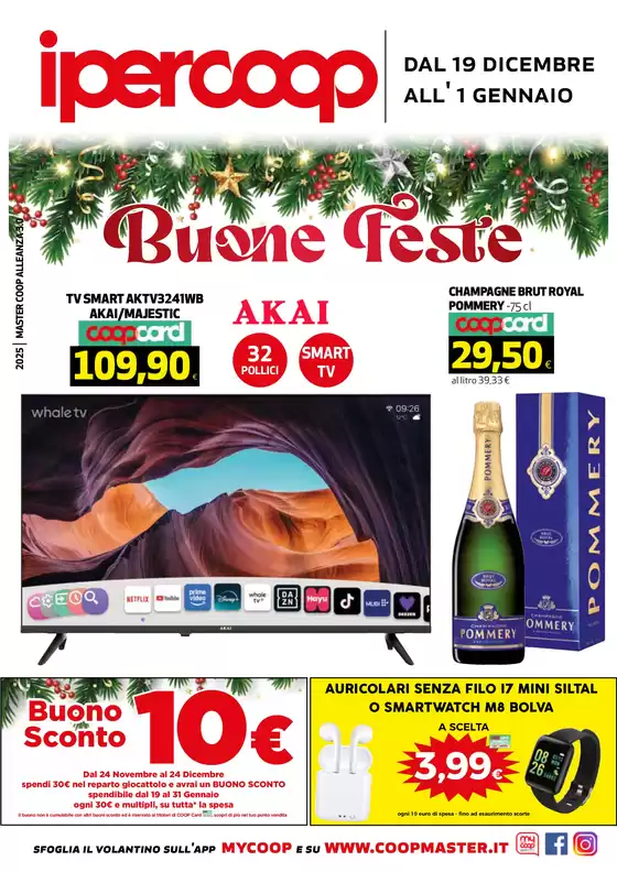 Volantino Ipercoop a Pontecorvo | Buone Feste | 2025-12-19T00:00:00.000Z - 2026-01-01T00:00:00.000Z