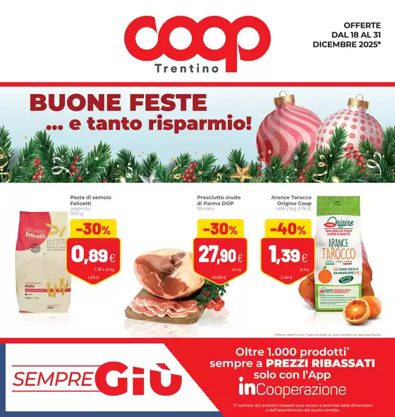 Volantino Coop a Pontecorvo | Buone feste | 2025-12-18T00:00:00.000Z - 2025-12-31T00:00:00.000Z