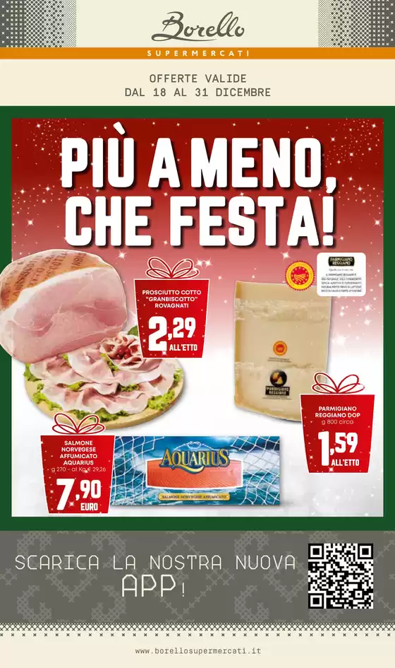 Volantino Borello | Piu a meno che festa | 2025-12-18T00:00:00.000Z - 2025-12-31T00:00:00.000Z