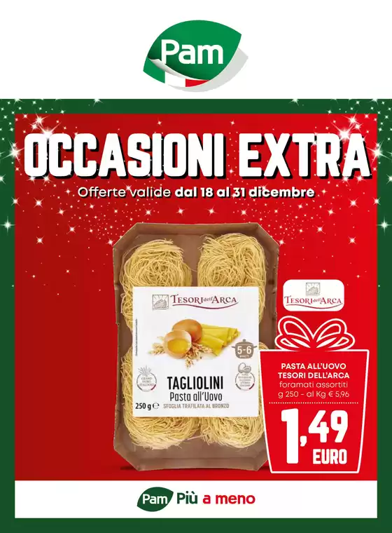 Volantino Pam a Grosseto | Occasioni Extra | 2025-12-18T00:00:00.000Z - 2025-12-31T00:00:00.000Z