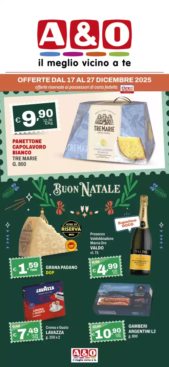 Volantino A&O | Buon natale | 2025-12-18T00:00:00.000Z - 2025-12-27T00:00:00.000Z
