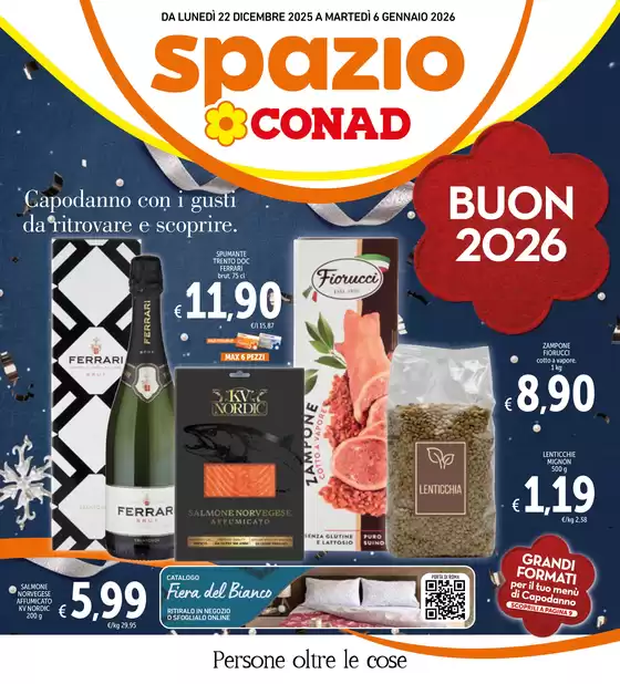 Volantino Spazio Conad a Arquata del Tronto | Buon 2026 | 2025-12-22T00:00:00.000Z - 2026-01-06T00:00:00.000Z
