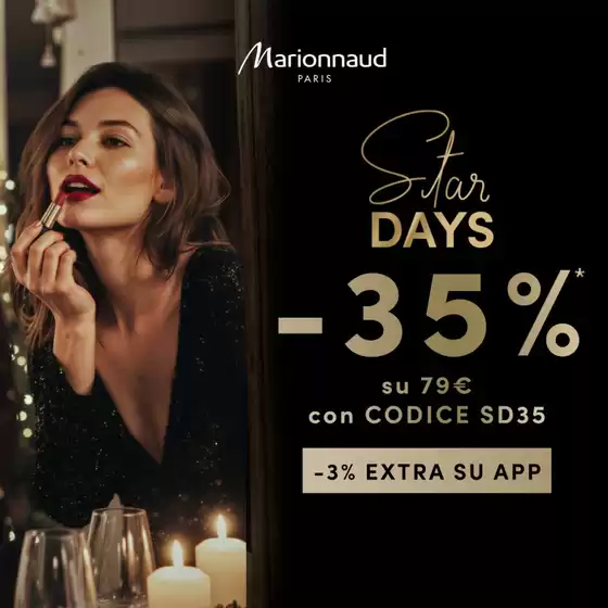 Volantino Marionnaud a Fidenza | Star days | 2025-12-18T00:00:00.000Z - 2025-12-21T00:00:00.000Z