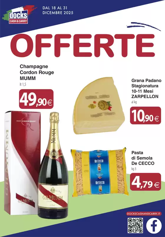 Volantino Docks Cash&Carry | Offerte | 2025-12-18T00:00:00.000Z - 2025-12-31T00:00:00.000Z