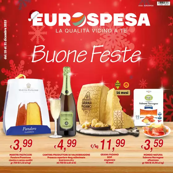 Volantino Eurospesa a Martignacco | Buone feste | 2025-12-18T00:00:00.000Z - 2025-12-31T00:00:00.000Z