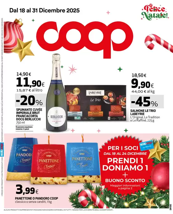 Volantino Coop a Bologna | Buone feste | 2025-12-18T00:00:00.000Z - 2025-12-31T00:00:00.000Z