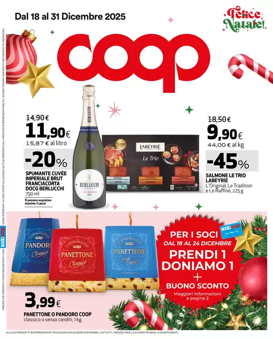 Volantino Coop a San Lazzaro di Savena | Buone feste | 2025-12-18T00:00:00.000Z - 2025-12-31T00:00:00.000Z