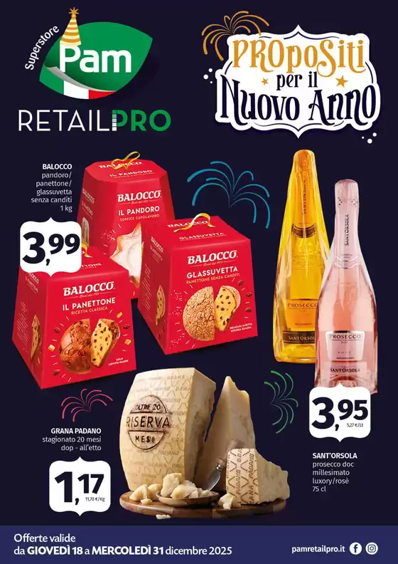 Volantino Pam RetailPro a Torino | Propositi per il nuovo anno | 2025-12-18T00:00:00.000Z - 2025-12-31T00:00:00.000Z