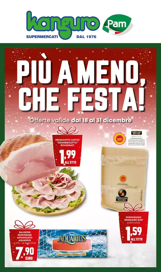 Volantino Kanguro a Gioia Tauro | Piu a meno che festa | 2025-12-18T00:00:00.000Z - 2025-12-31T00:00:00.000Z