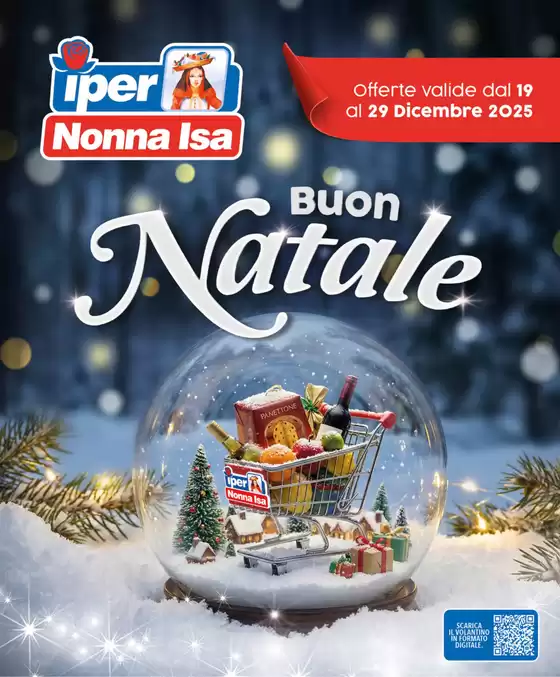 Volantino Iper Nonna Isa a Coccaglio | Buon Natale | 2025-12-19T00:00:00.000Z - 2025-12-29T00:00:00.000Z
