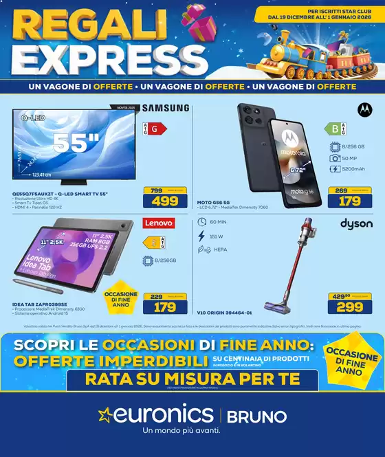 Volantino Euronics a Lanciano | REGALI EXPRESS | 2025-12-19T00:00:00.000Z - 2026-01-01T00:00:00.000Z
